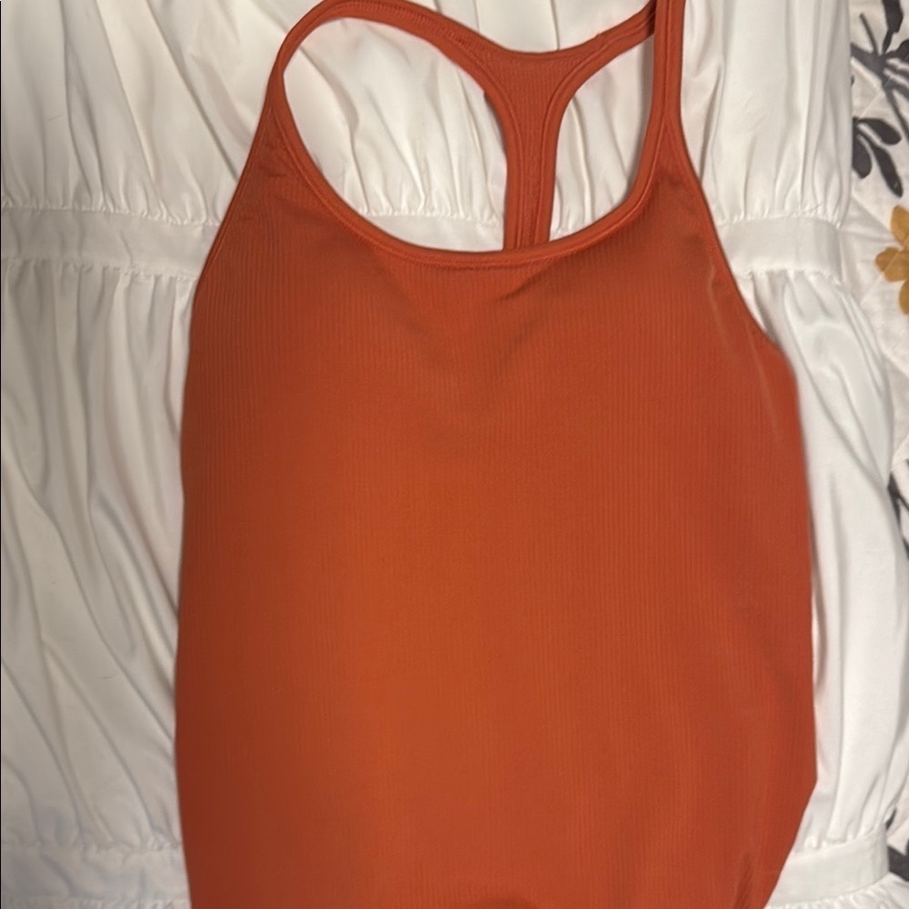 Athleta Vibrant Orange Renew Top